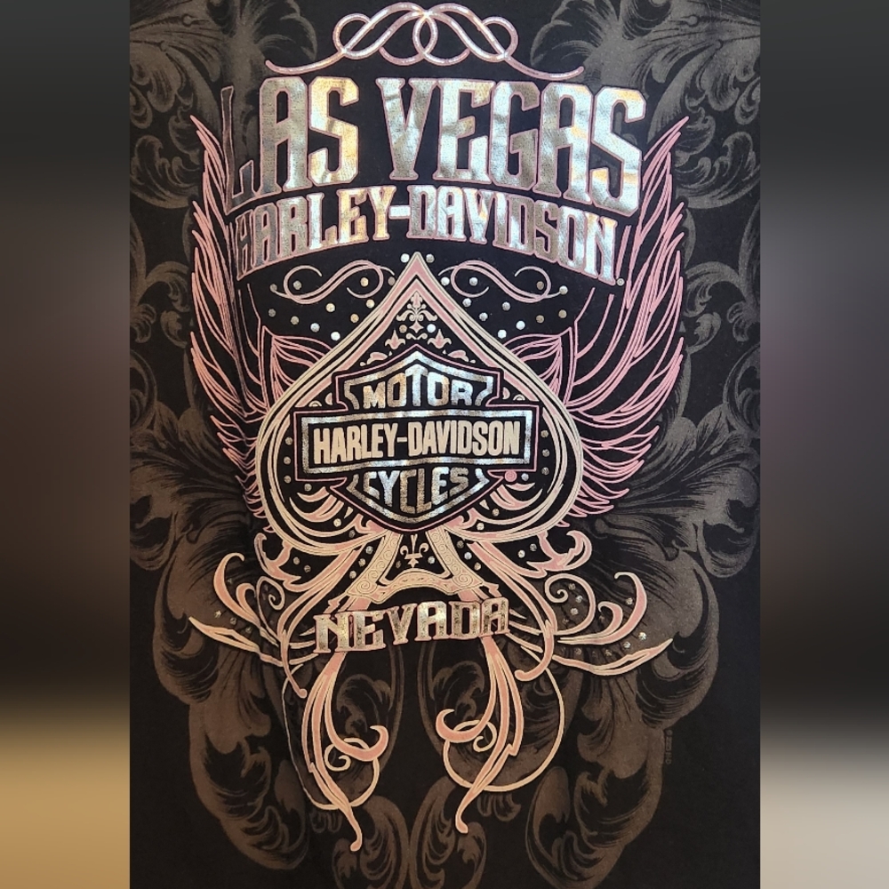 Harley-Davidson Black Graphic T-Shirt - Picture 3 of 6